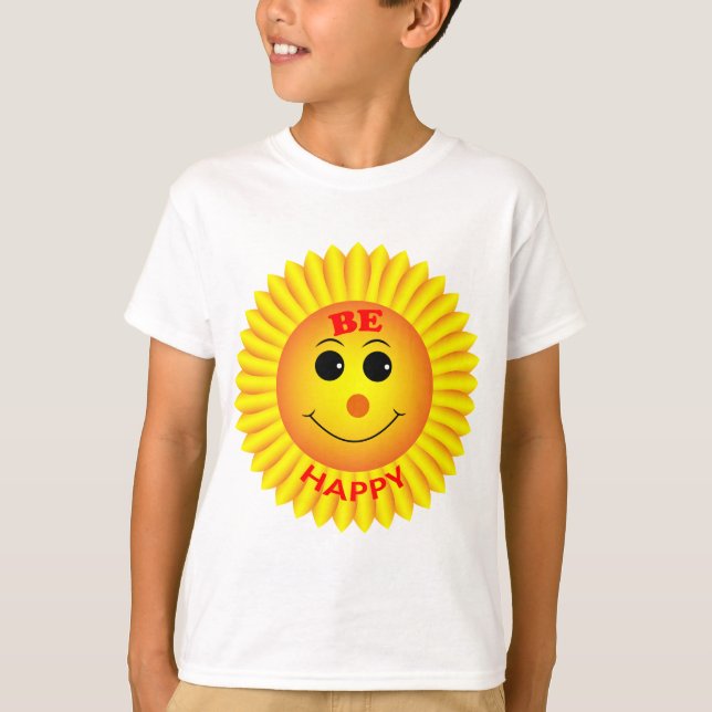 Camiseta Ser feliz (Anverso)