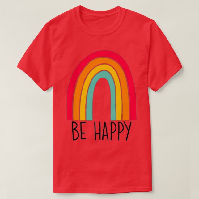 Camiseta Ser feliz (Diseño del anverso)