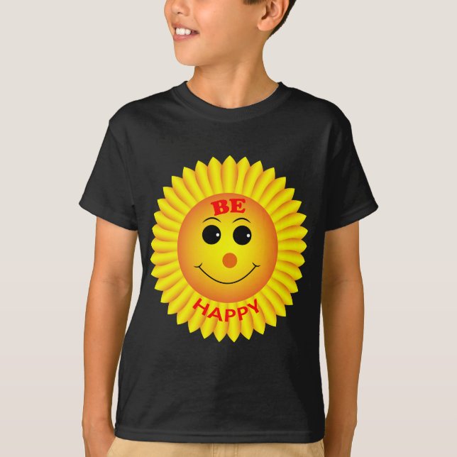 Camiseta Ser feliz (Anverso)