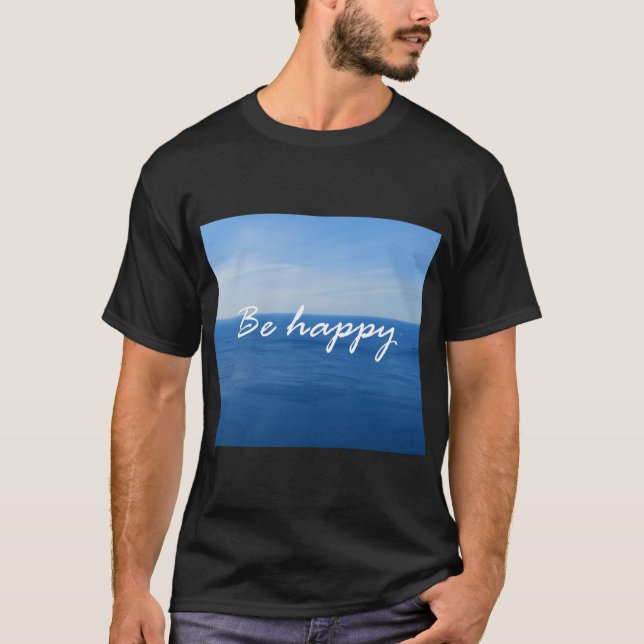 Camiseta Ser feliz (Anverso)