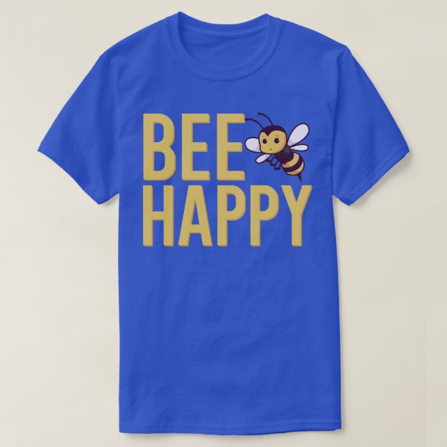 Camiseta Ser feliz (Diseño del anverso)