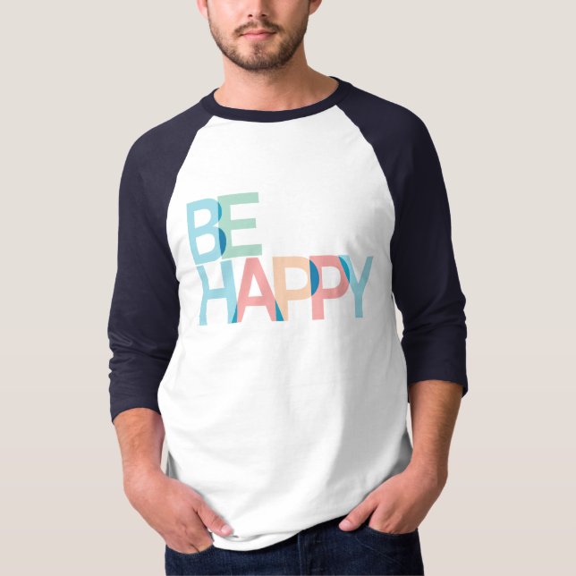 Camiseta Ser feliz (Anverso)