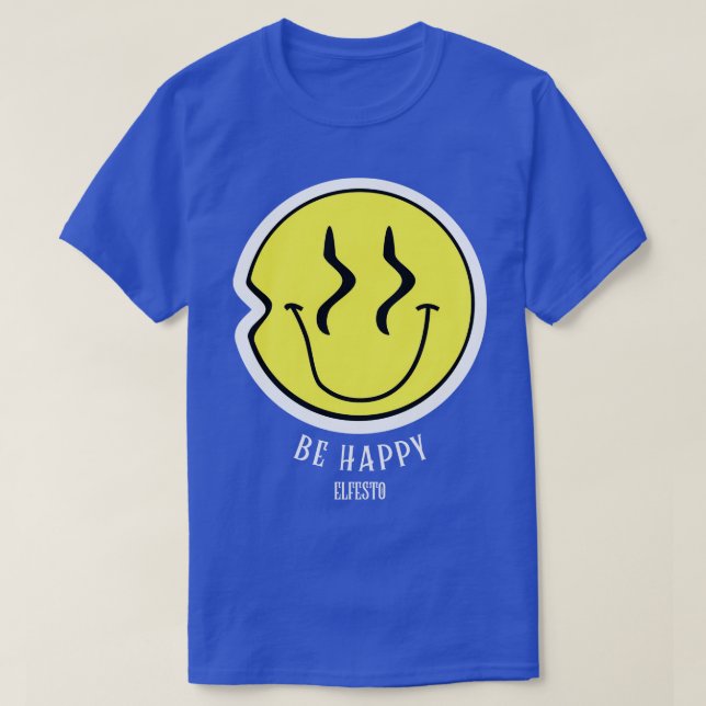 Camiseta Ser feliz (Diseño del anverso)