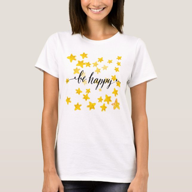 Camiseta Ser feliz 3 (Anverso)