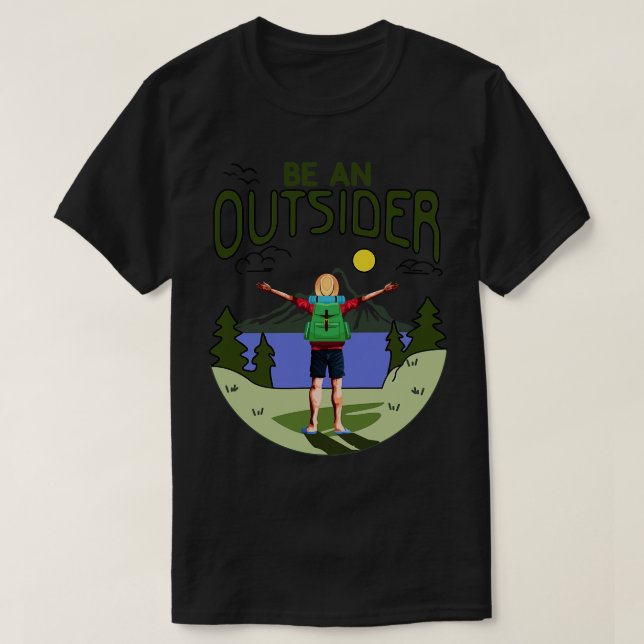 Camiseta Ser forastero (Diseño del anverso)