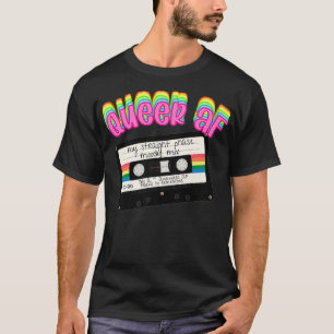 Camiseta Ser franco fue mi fase LGBTQ Queer AF Mix Tap