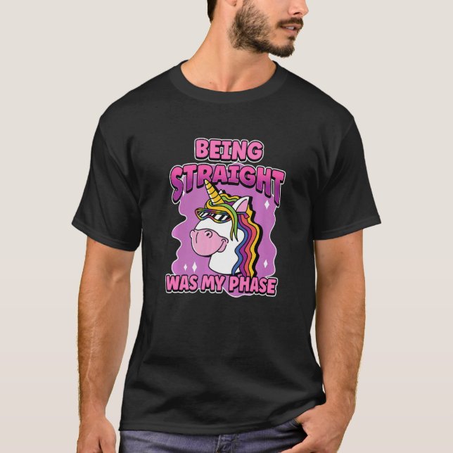 Camiseta Ser franco fue mi fase Orgullo Gay Lgbt 2 (Anverso)