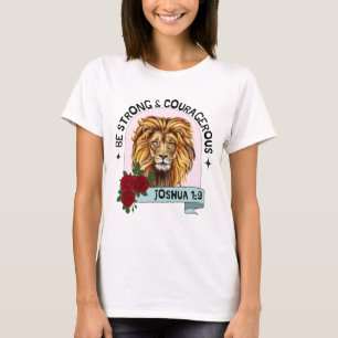 Camiseta Ser fuerte y valiente