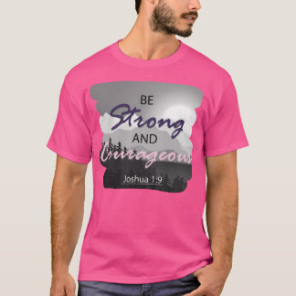 Camiseta Ser Fuerte Y Valiente Activo