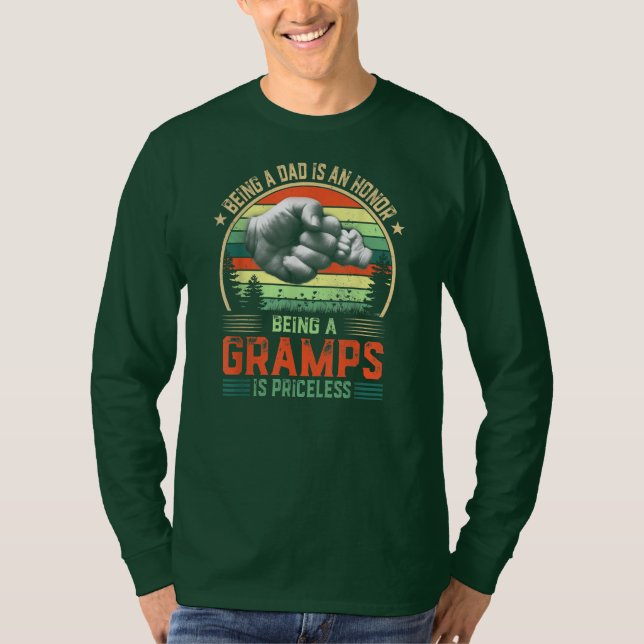 Camiseta Ser Gramps no tiene precio, es un Día del Padre di (Anverso)