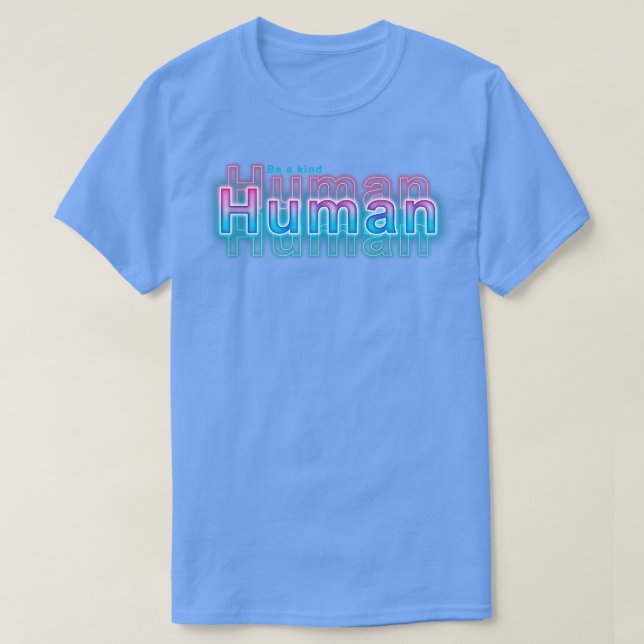 Camiseta Ser humano amable (Diseño del anverso)