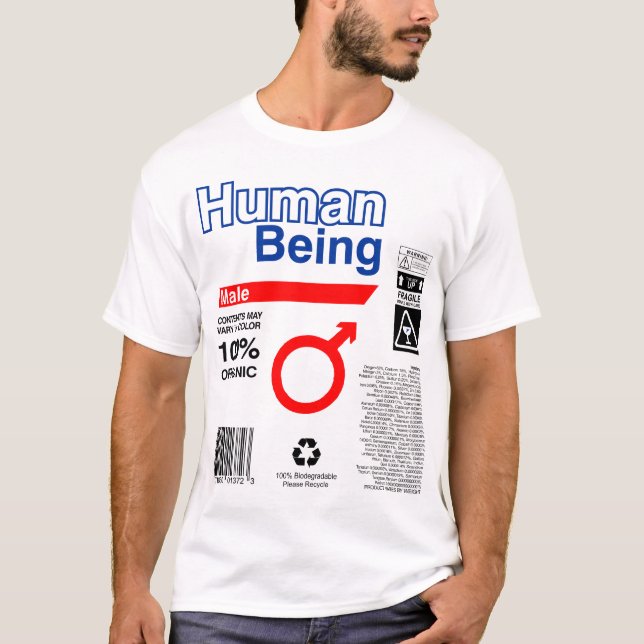 Camiseta Ser humano - varón (Anverso)