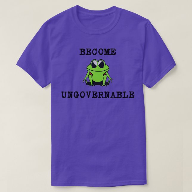 Camiseta ser ingobernable (Diseño del anverso)