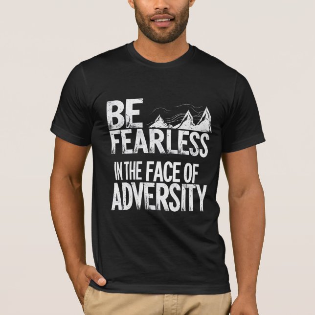 Camiseta Ser intrépidos frente a la adversidad (Anverso)