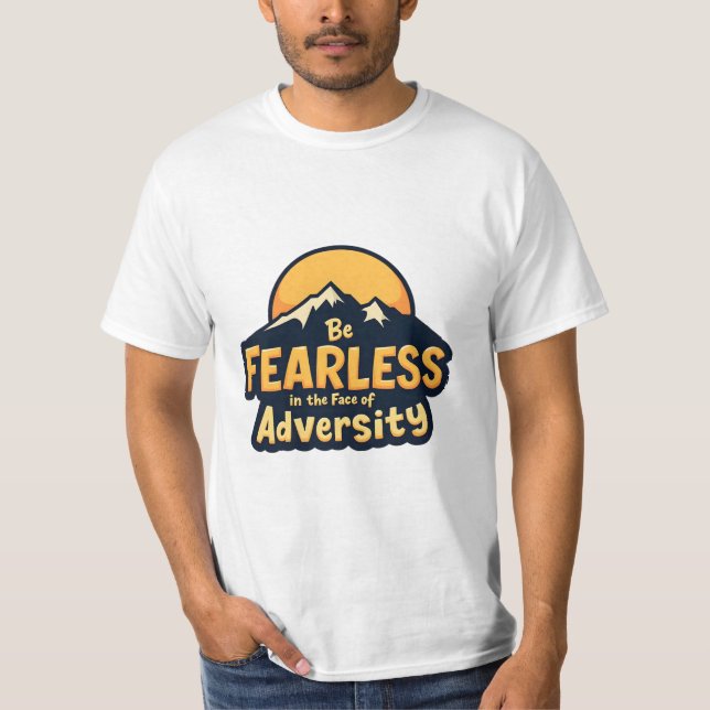 Camiseta Ser intrépidos frente a la adversidad (Anverso)