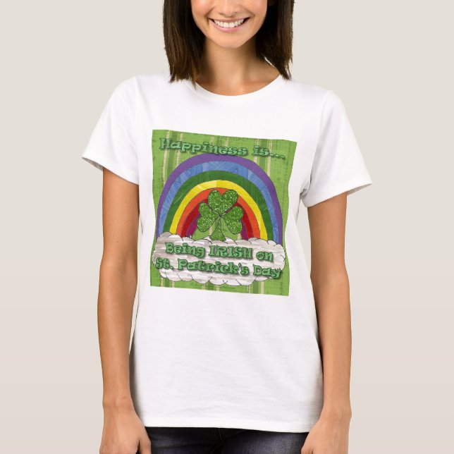 Camiseta Ser irlandés en el día de San Patricio (Anverso)