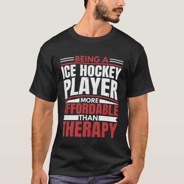 Camiseta Ser Jugador De Hockey Sobre Hielo Es Un Coac Depor (Anverso)