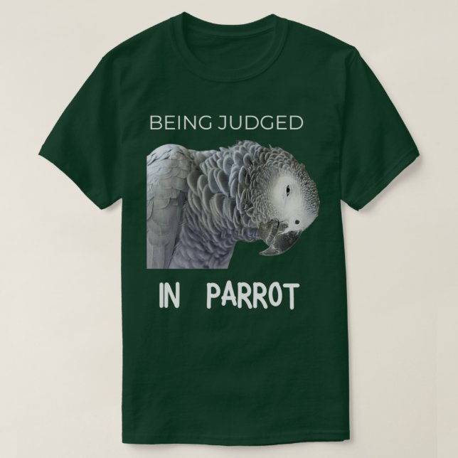 Camiseta Ser Juzgado En Loro (Diseño del anverso)