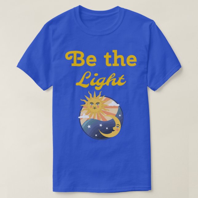 Camiseta Ser la luz (Diseño del anverso)
