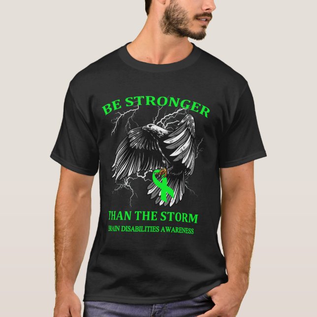 Camiseta Ser Más Fuertes Que Las Discapacidades Cerebrales  (Anverso)