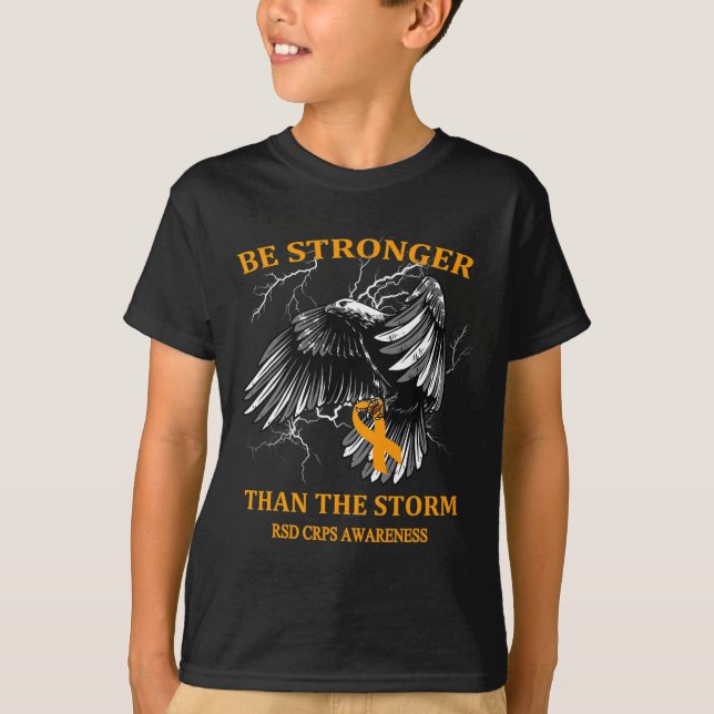 Camiseta Ser más fuertes que los RSD de tormenta (Anverso)