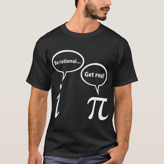 CAMISETA SER MATEMÁTICO REAL IMAGINARIO (Anverso)