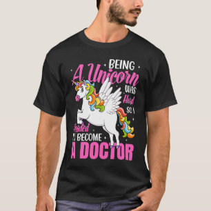 Camiseta Ser Médica Médico De Unicornio Estudiantes Med Sch