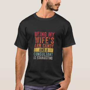 Camiseta Ser mi esposa es una mujer amiga y asesora en arma