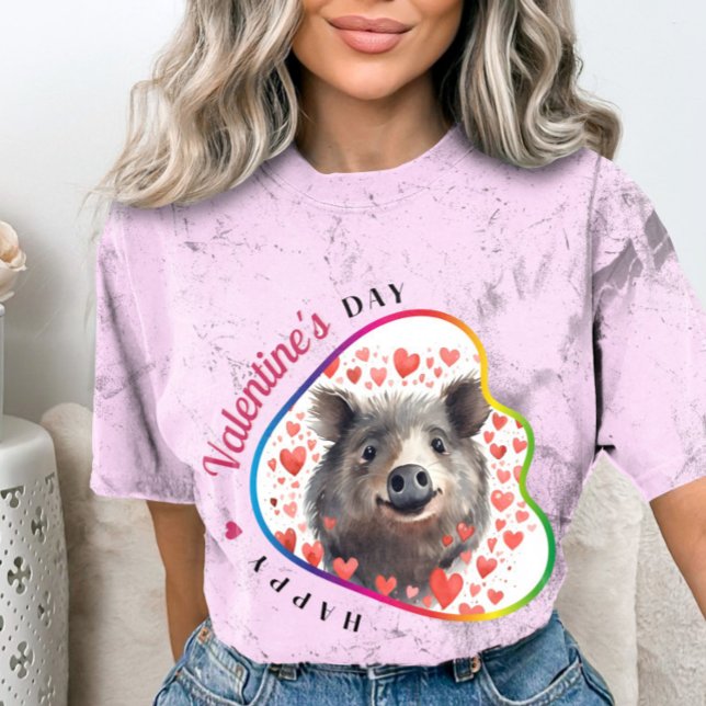 Camiseta ¿Ser mi San Valentín? - Paraíso romántico (Subido por el creador)