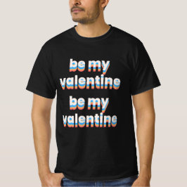 Camiseta ser mi valentina, 3d