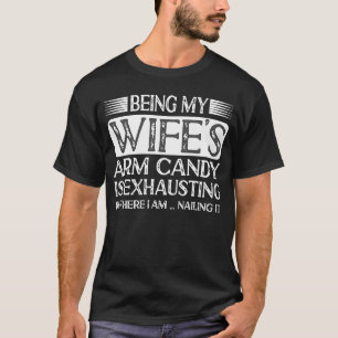 Camiseta Ser mis esposas es un canto agobiante para el mari