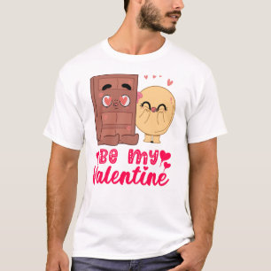 Camiseta Ser mis parejas de crepes de San Valentín