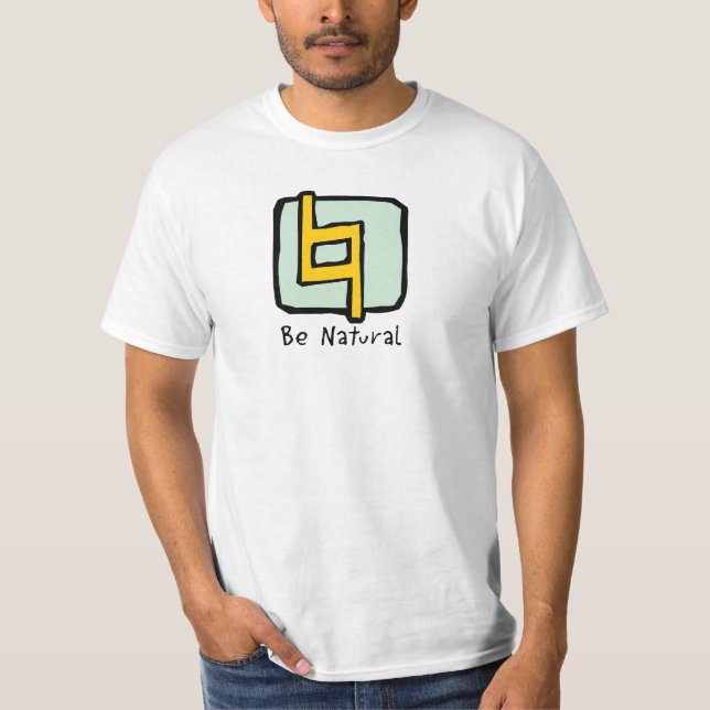 Camiseta Ser natural (Anverso)
