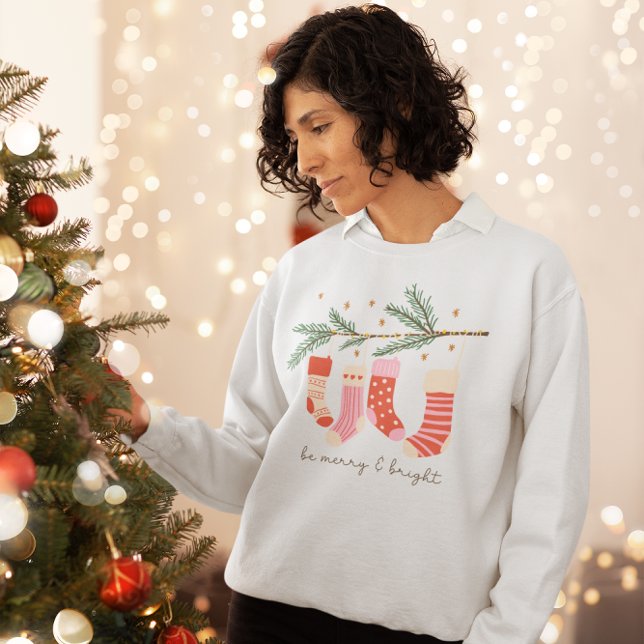Camiseta Ser Navidades amargos y brillantes (Be Merry and Bright Christmas T-Shirt)