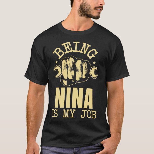 Camiseta Ser NIna es mi trabajo (Anverso)