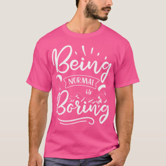Camiseta Ser normal es aburrir paracaídas parapente Skydiv