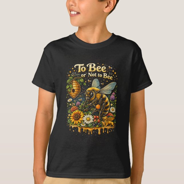 Camiseta Ser o no ser abeja (Anverso)