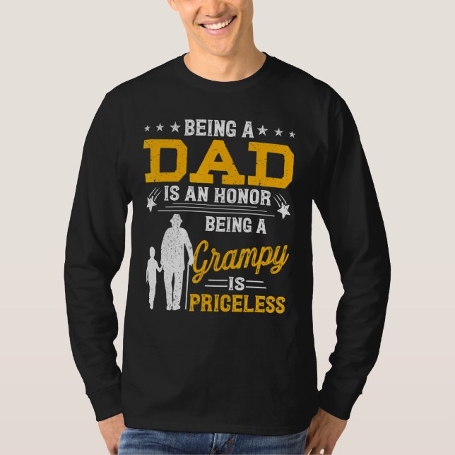 Camiseta Ser padre es un bei de honor (Anverso)