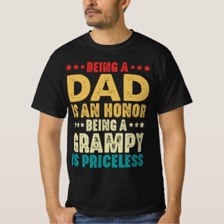 Camiseta Ser Padre Es Un Honor Ser Gramado No Tiene Precio