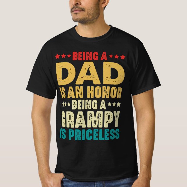 Camiseta Ser Padre Es Un Honor Ser Gramado No Tiene Precio (Anverso)