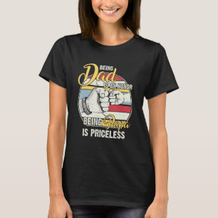 Camiseta Ser padre es un honor Ser papá es una muerte sin p