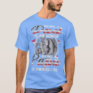 Camiseta Ser padre es un honor ser papá no tiene precio 