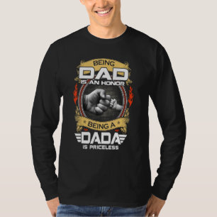 Camiseta Ser Papá Es Un Honor Ser Dadá No Tiene Precio