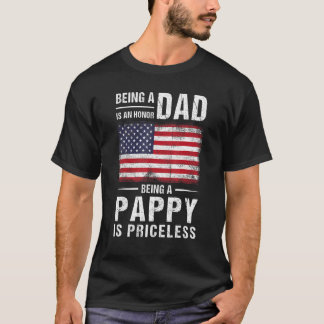 Camiseta Ser Papá Es Un Honor Ser Papel No Tiene Precio U