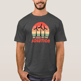 Camiseta Ser parte de la solución - El Tee del Cambio Climá