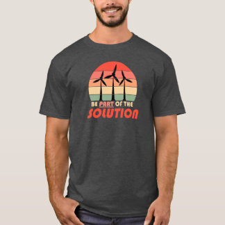 Camiseta Ser parte de la solución - El Tee del Cambio Climá