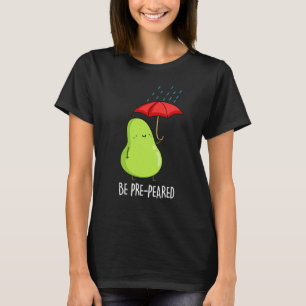 Camiseta Ser Pear Gracioso Preprés En Lluvia Pun Oscuro BG