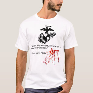 Camiseta Ser profesional.General James Mattis
