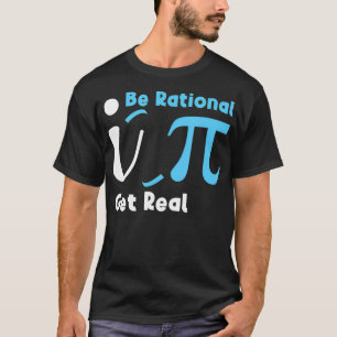 Camiseta Ser racional obtener estadísticas reales de Chiste