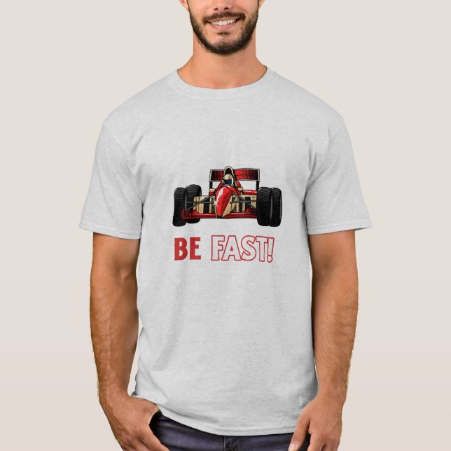 Camiseta Ser rápido | F1 | Motodeporte (Anverso)